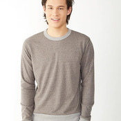 Eco Mock Twist French Terry Contrast Crew