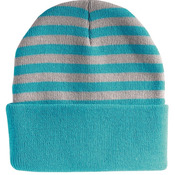 12" Striped Knit Beanie